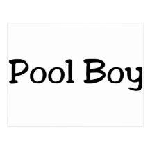 Pool Boy Postcards