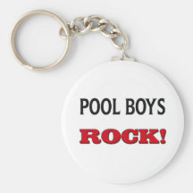 Pool Boys Rock Keychain