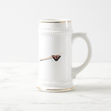 Pool Cue and Balls Mugs