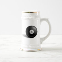 Pool Eight Ball Mug