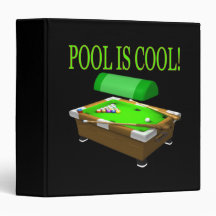 Pool Is Cool Vinyl Binders