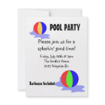 Pool Party Invitation