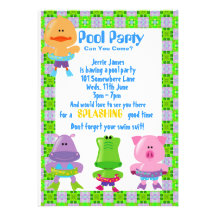 POOL PARTY INVITATION