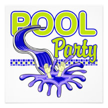 Pool Party Invitation