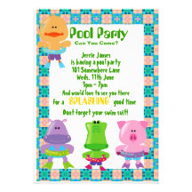 POOL PARTY INVITATION