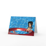 Pool Party Invitation cards