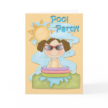 Pool Party Invitation cards