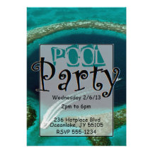 Pool Party Invites