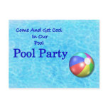 Pool Party postcards