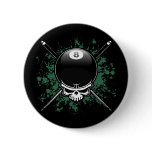 Pool Pirate 1 Pinback Buttons