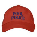 Pool Police Hat embroidered hats