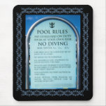 Pool Rules Mousepad