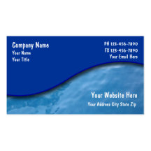 Pool Service Cards Business Card Templates