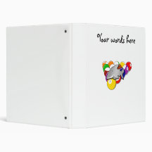 Pool shark 3 ring binder