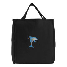 Pool Shark Embroidered Bags