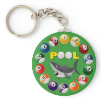 POOL SHARK KEYCHAIN