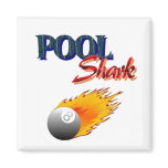 Pool Shark Refrigerator Magnet