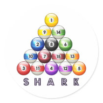 Pool Shark Stickers