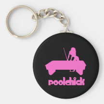 PoolChick Logo Keychain