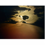 Poole Harbour At Sunset. A Picture From The Plane Acrylic Cut Outs