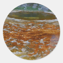 Pools Yellowstone Hydrothermal Hot Spring Stickers
