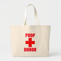 Poop Donor Canvas Bags