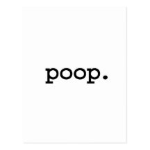poop. post cards