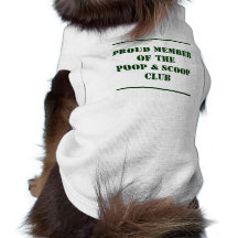 Poop & Scoop Club Dog Tee Shirt