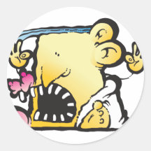 Poopie Head Sticker