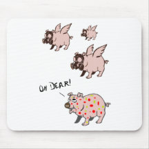 Poor Little Piggy Mouse Pad