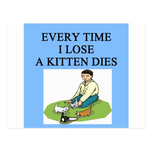 poor loser gifts postcard