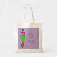 Pop Art  Afro-centric Tote Bag