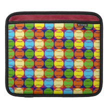 Pop Art Baseballs Pattern iPad Sleeve