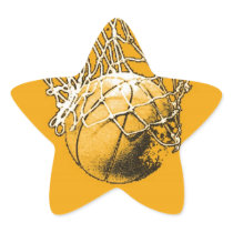 Pop Art Basketball Star Sticker