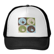 Pop Art Bowling Trucker Hats