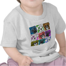 Pop Art Boxer Tee Shirts
