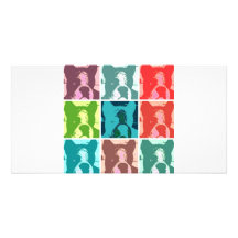 Pop Art Boxers Photo Card Template