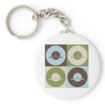 Pop Art Carpentry Keychain