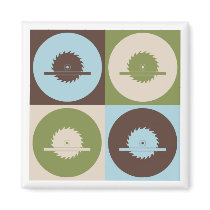 Pop Art Carpentry Refrigerator Magnets