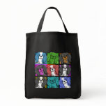 Pop Art Cavalier King Charles Spaniel Tote Bag