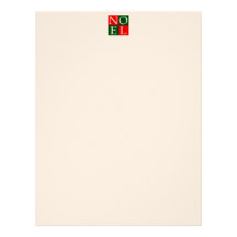 Pop Art Christmas NOEL Custom Letterhead