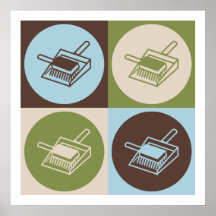 Pop Art Cleaning Print