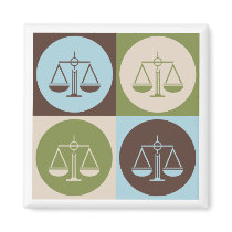 Pop Art Criminal Justice Magnet