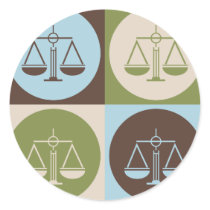 Pop Art Criminal Justice Sticker