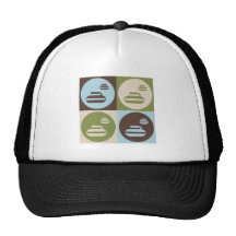 Pop Art Curling Mesh Hat