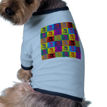 Pop Art Cycling Doggie Tshirt