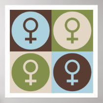 Pop Art Feminism Poster