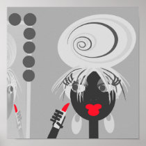 Pop Art Girl Poster