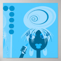 Pop Art Girl Poster