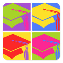 Pop Art Grad stickers
